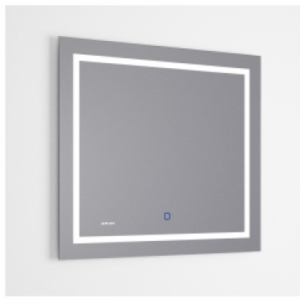 MIROIR RECTANGULAIRE LED FRONTALE (éclairage avant / tactile / chauffant)